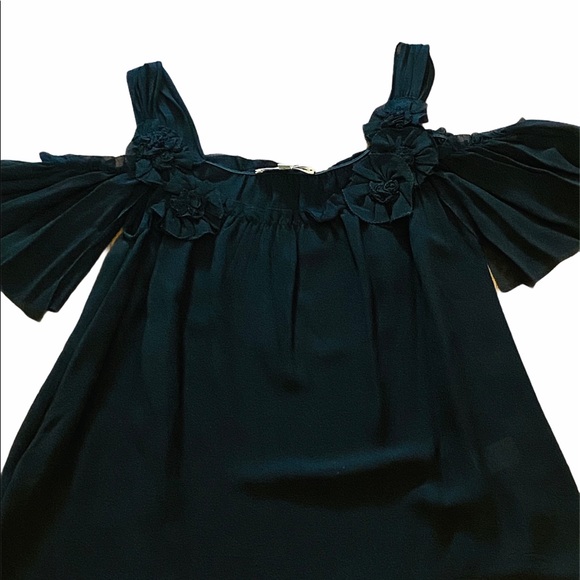 NANETTE LEPORE**Black Off Shoulder Top**Small $348 - Picture 4 of 6